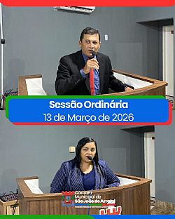 SESSÃO ORDINÁRIA 13 DE MARÇO DE 2026