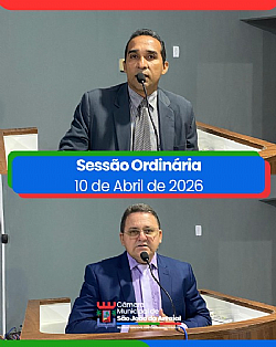 SESSÃO ORDINÁRIA 10 DE ABRIL DE 2026
