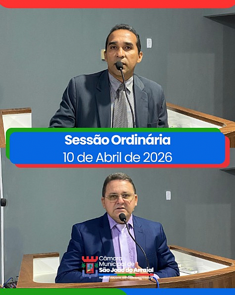 SESSÃO ORDINÁRIA 10 DE ABRIL DE 2026